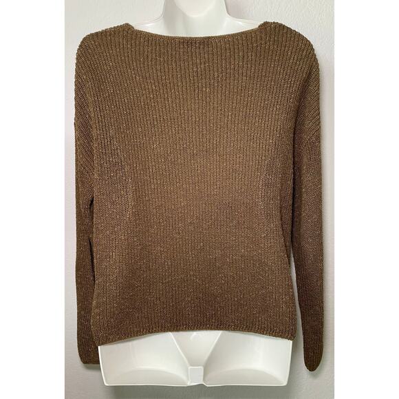 MNG Women's Chucky Knit V-Neck Straight Design Long Sleeve Sweater Medium - Picture 6 of 7